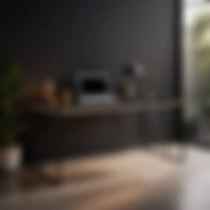 Sleek Minimalist Desk in Black