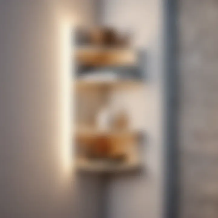 Innovative Corner Shelving Unit Innovative corner shelving unit for small bedroom organization