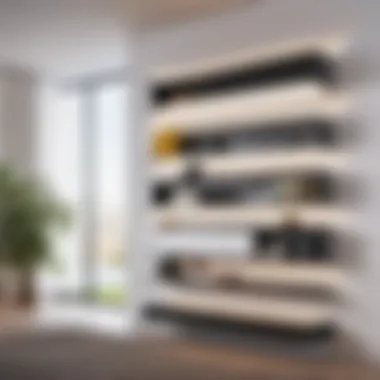 Innovative wall-mounted shelving