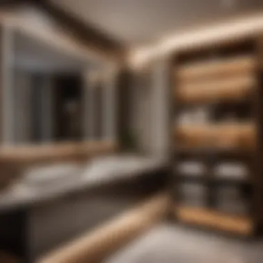 Space Optimization with Mirrored Wall Cabinets