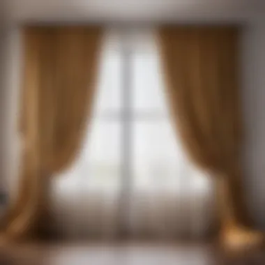 Measuring the ideal curtain length for bedroom
