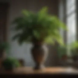Elegant Foliage of an Indoor Plant