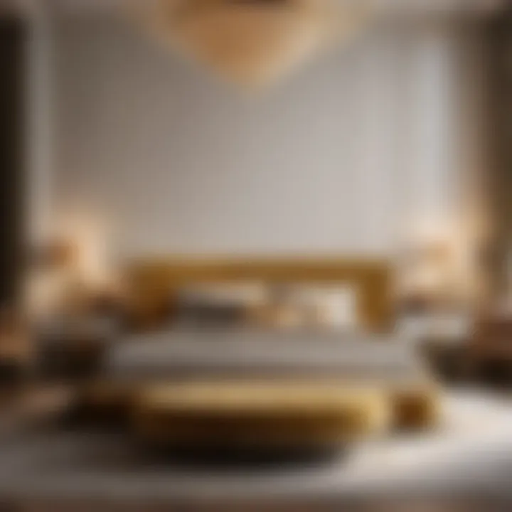 Elegant Meridian Bed with Velvet Upholstery
