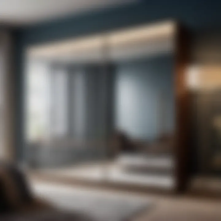 Meridian Wardrobe with Mirrored Doors