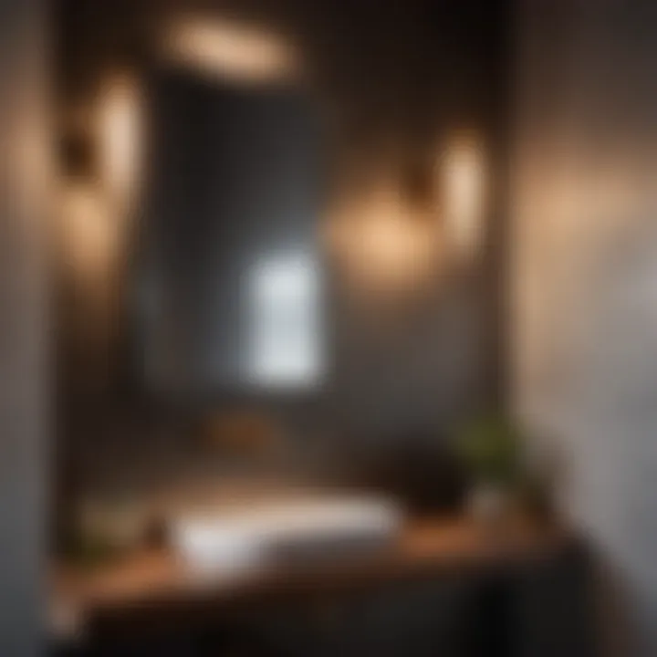Industrial Bathroom Remodel: Metal Accents