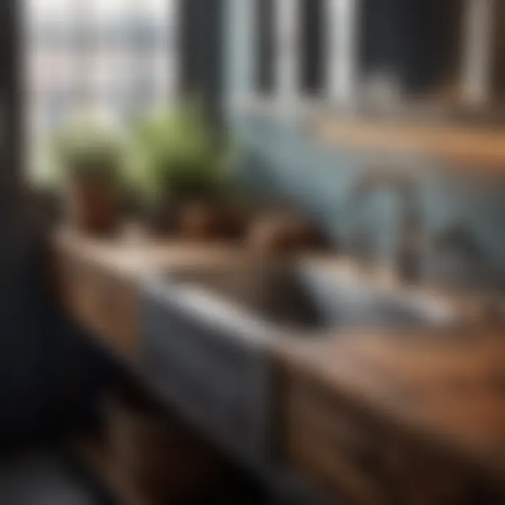 Industrial Chic Design Metal Laundry Room Sink - Industrial Chic Design