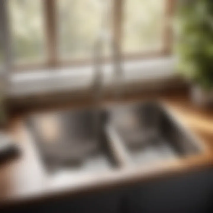 Stainless Steel Elegance Metal Laundry Room Sink - Stainless Steel Elegance