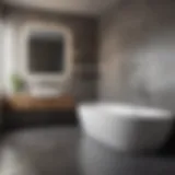 Contemporary Bathroom Design Trends Modern bathroom featuring stylish tiles and fixtures