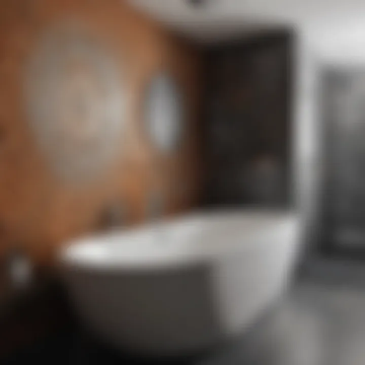 Diverse Product Offerings in Bath Solutions Showroom display of diverse bath fixtures and designs