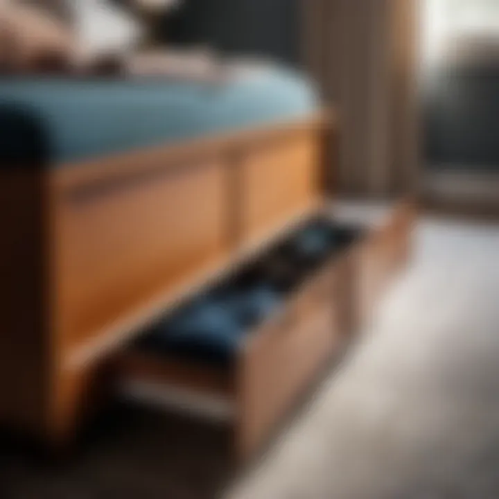 Functional Storage Solution Mid Century Bedroom Bench Storage Compartment