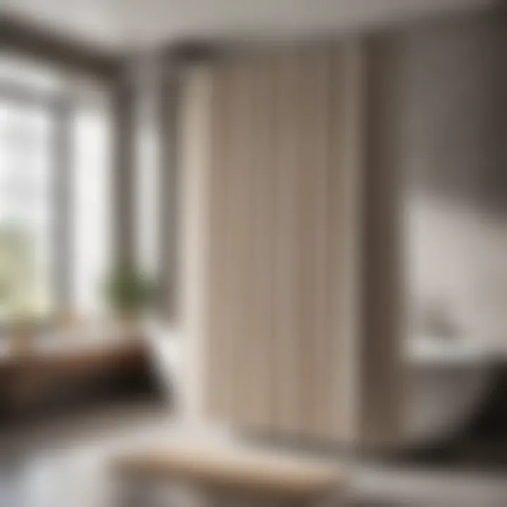 Minimalist Mid-Century Modern Shower Curtain