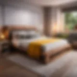 Minecraft-themed Bed Design