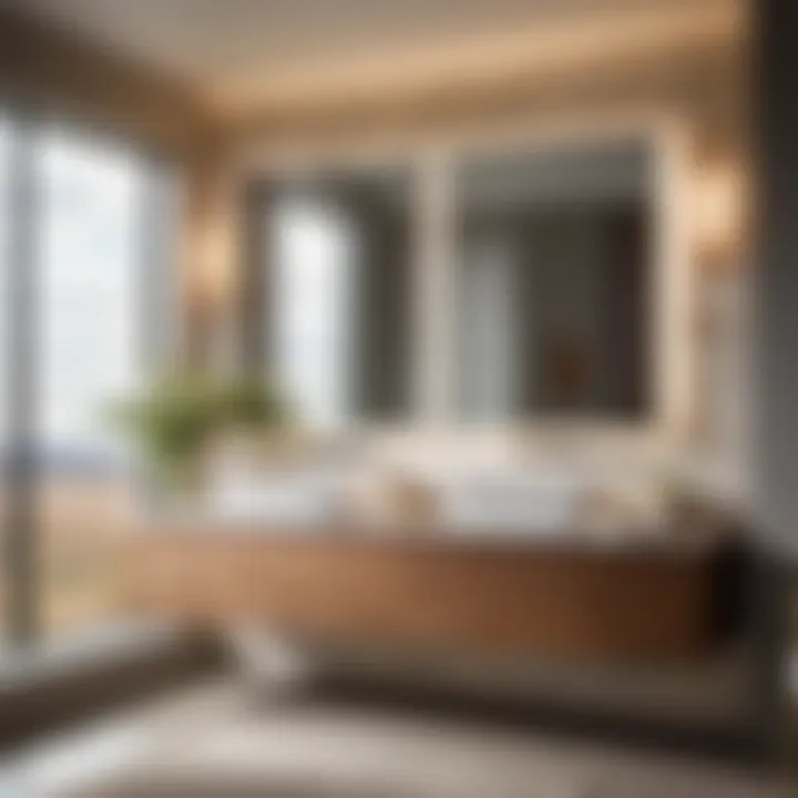 Sleek and Functional Floating Vanity for Bathrooms Minimalist bath remodeling idea with floating vanity