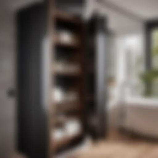 Sleek Storage Solutions Minimalist Bathroom Cabinet Organization