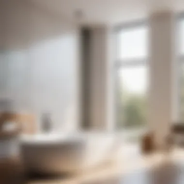 Minimalist bathroom renovation concept