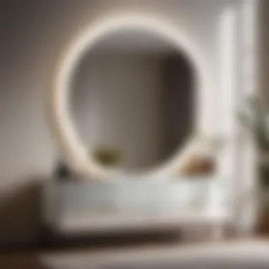 Minimalist Bedroom Dresser with Integrated Mirror