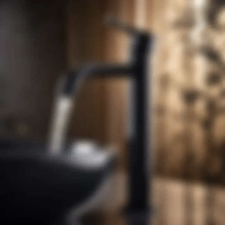 Minimalist Black Bathroom Faucet