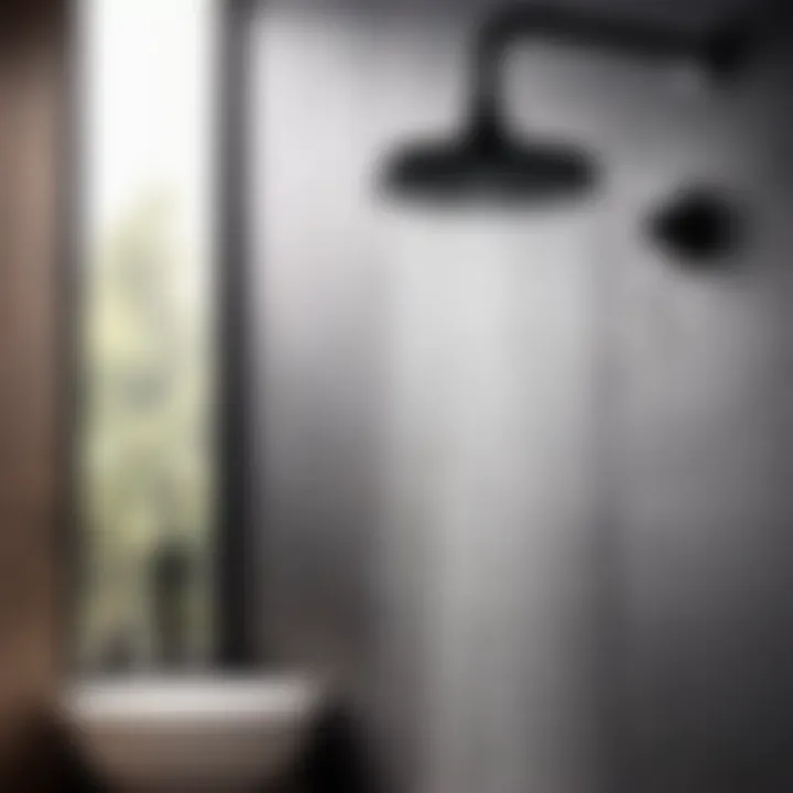 Modern Simplicity in Matte Black Minimalist Black Matte Shower Head