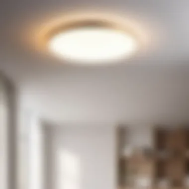 Minimalist Ceiling Mounted Light