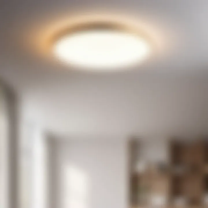 Minimalist Ceiling Mounted Light