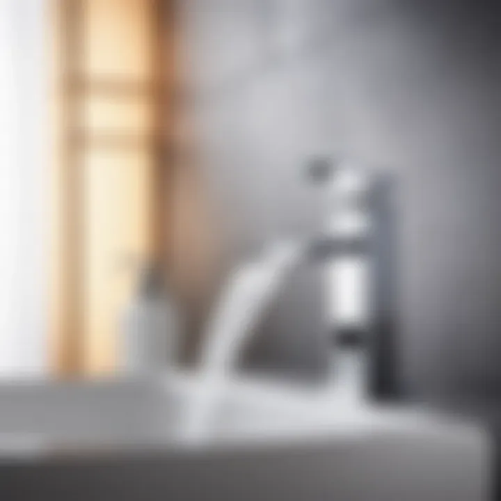 Zen Elegance: Chrome Waterfall Faucet for a Serene Bathroom Ambiance Minimalist Chrome Waterfall Faucet