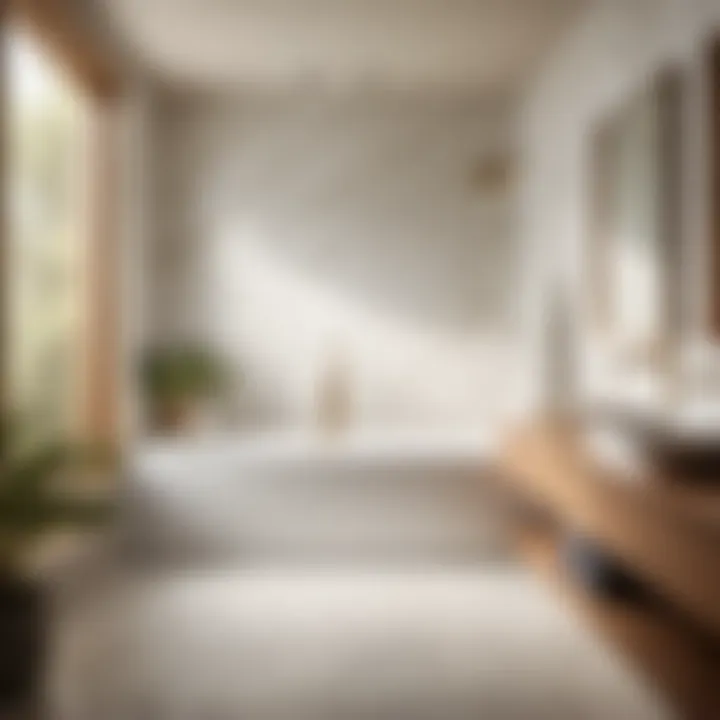 Minimalist Kohler Luxstone Bath Wall with Clean Lines