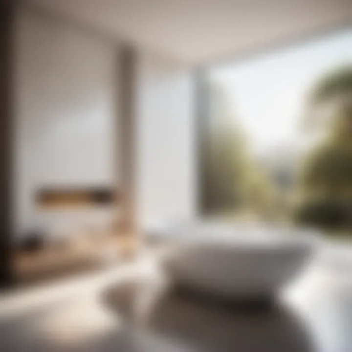 Minimalist 7ft Long Bathtub Design
