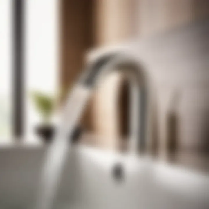 Sleek and Modern Eco-Friendly Faucet Aesthetics Minimalist Eco-Friendly Faucet Design