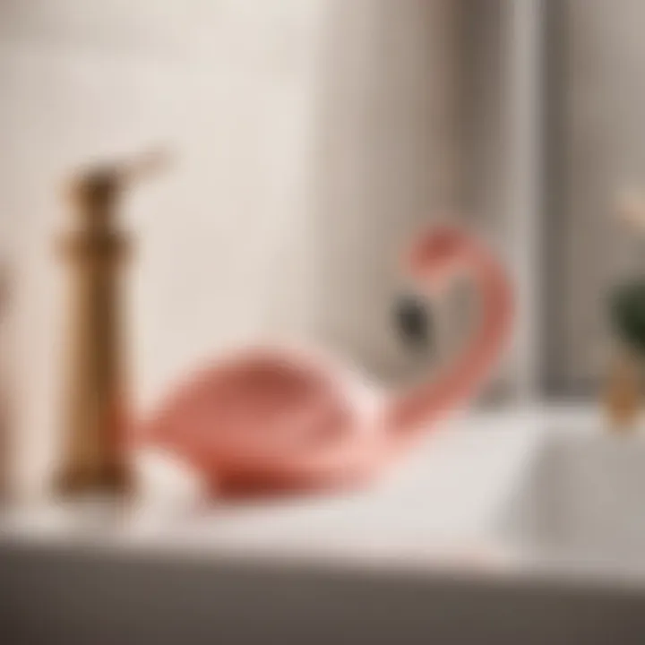 Minimalist Flamingo Soap Dispenser Minimalist Flamingo Soap Dispenser