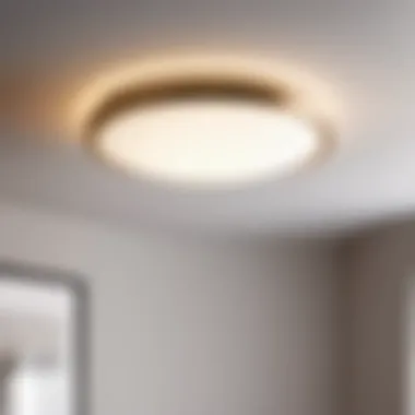 Minimalist Flush Mount Light