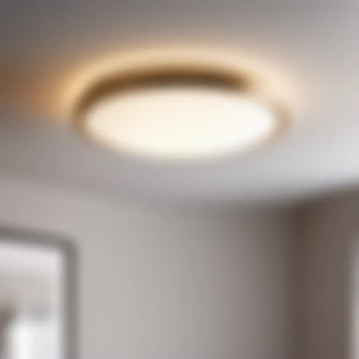 Minimalist Flush Mount Light