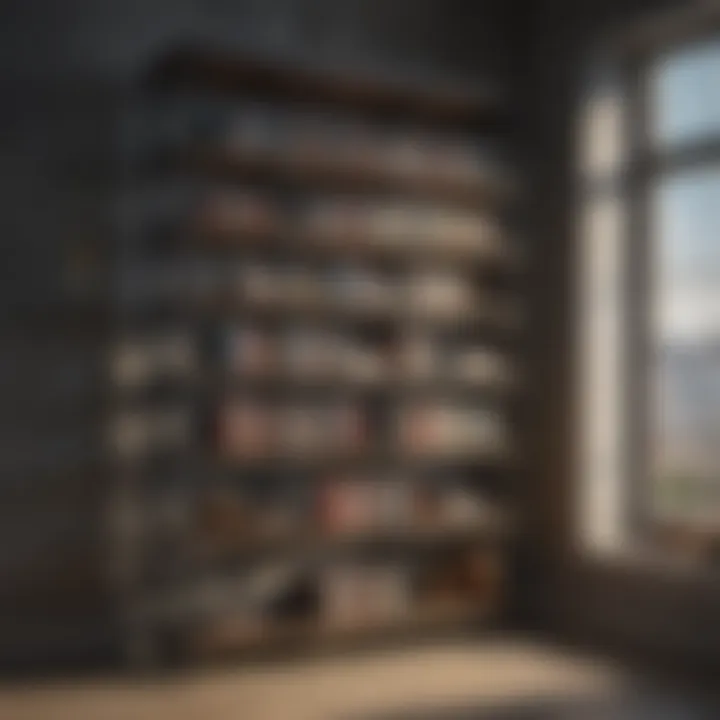 Minimalist Industrial Bookshelf