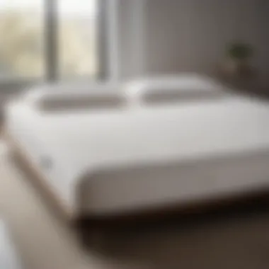 Minimalist linen twin mattress cover