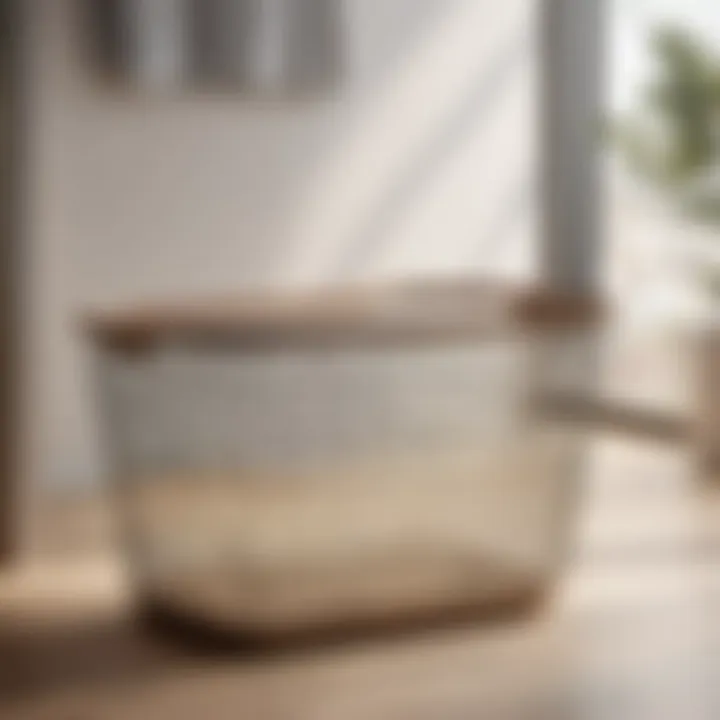 Minimalist Mesh Laundry Basket