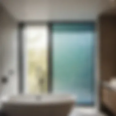 Minimalist Privacy Film Design Minimalist Privacy Film Design for Bathroom Window
