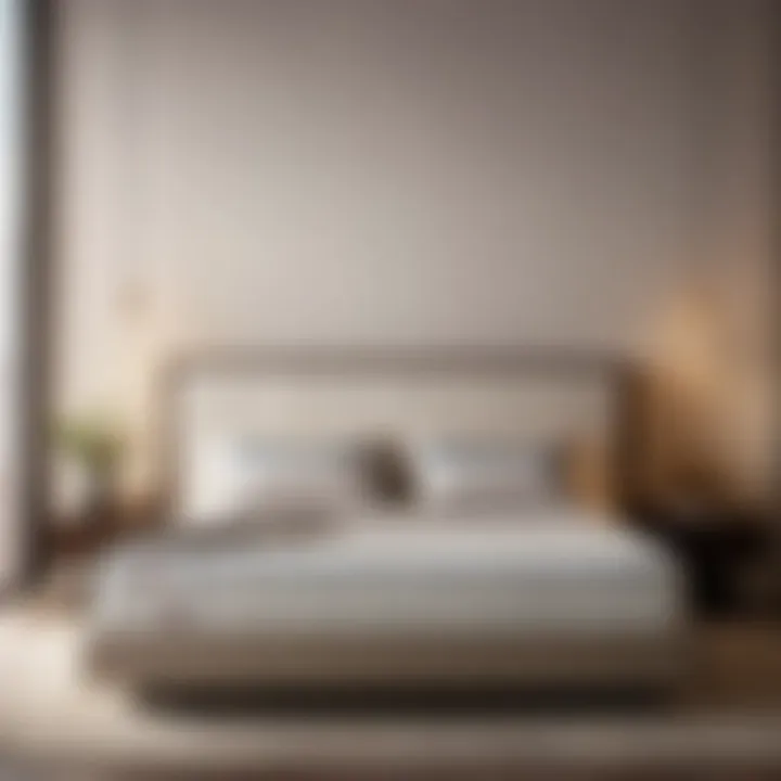 Minimalist Chic: Sleek Queen Mattress Design Sleek and Modern Queen Mattress for Murphy Bed in Minimalist Room