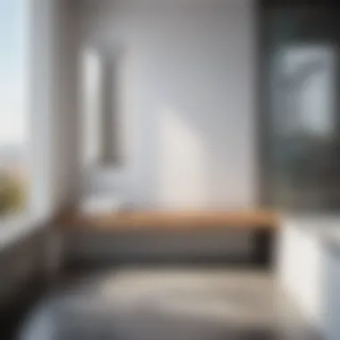 Minimalist Shower Bench