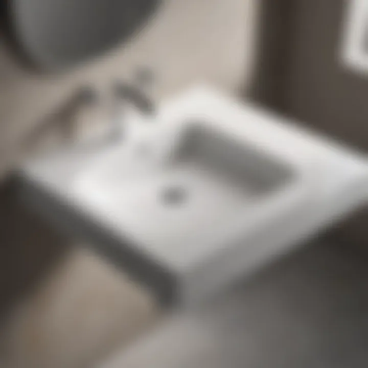 Minimalist and Sleek Kohler Bathroom Sink Fixture Design