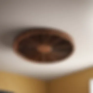 Minimalist wooden finish decorative bathroom exhaust fan cover