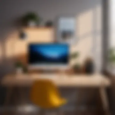 Minimalist Workspace Organization