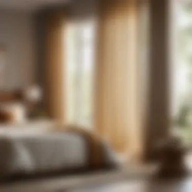 Minimalistic Bamboo Shades Bedroom Curtain Style