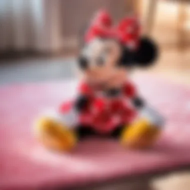 Plush Minnie Mouse Rug Delight Minnie Mouse Inspired Plush Rug