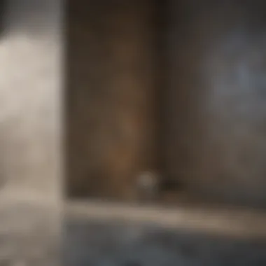 Textured Tile Combinations A beautifully arranged mix of textured bathroom tiles.