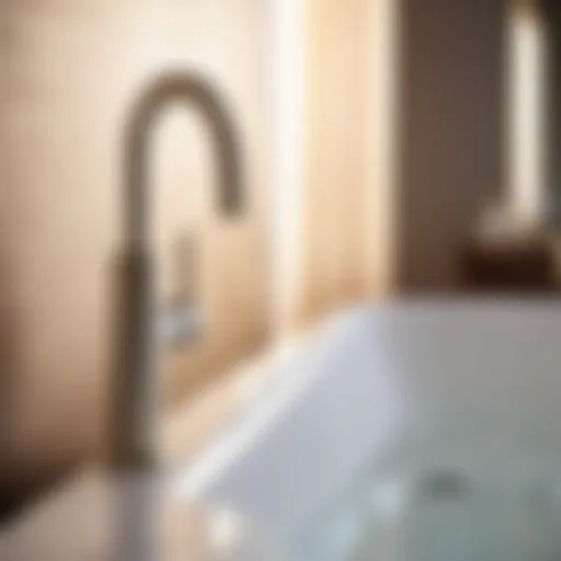 Exquisite Modern Bath Faucet with Brushed Nickel Finish