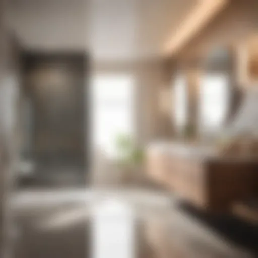 Reflection of modern bathroom design in Home Depot's planning tool