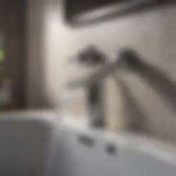 Modern bathroom faucet outlet in elegant design