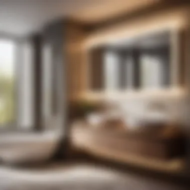 Sleek Fixtures for a Contemporary Bathroom Modern bathroom layout with sleek fixtures