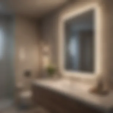 Modern bathroom lighting improvement