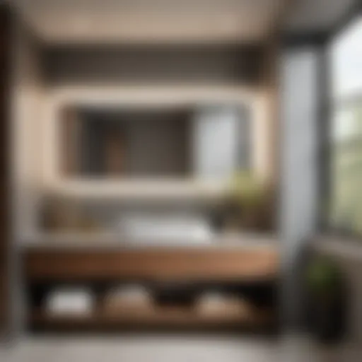 Sleek and Contemporary Bathroom Vanity Design Modern Bathroom Vanity in Silver Spring, MD