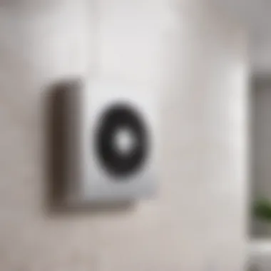 Sleek Design in Bathroom Ventilation Fan Modern Bathroom with Wall-Mounted Ventilation Fan